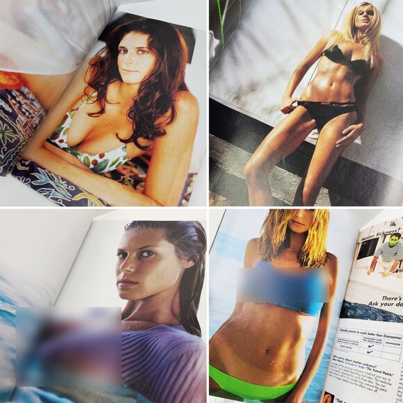 Sports Illustrated Swimsuit Magazine 1998 Heidi Klum Casta Banks Unread Spine - Picture 4 of 10
